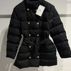 Kurtka Puchowa Balmain Logowana