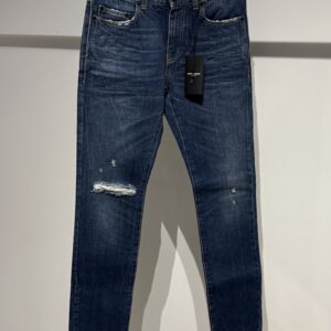 Saint Laurent Spodnie Jeansowe Denim