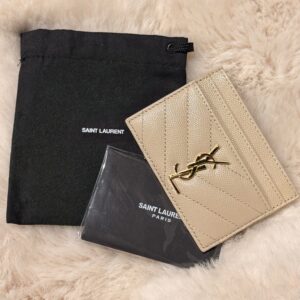 Card Holder YSL Beige