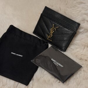 Card Holder YSL Czarny