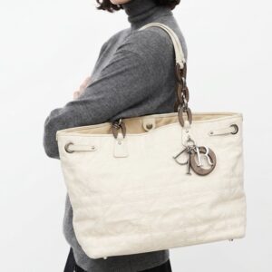 Dior Tote Bag Kremowa