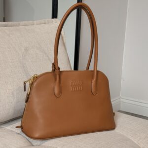 Miu Miu Embossed Leather Handbag