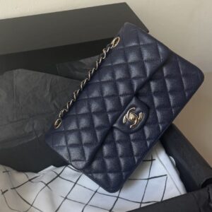Chanel Small Caviar Dark Blue