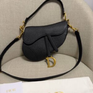 Dior Saddle Medium Black