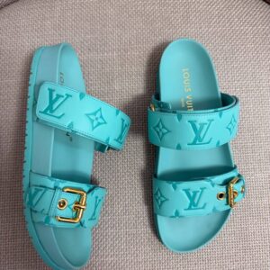 Louis Vuitton Mule Turkusowe