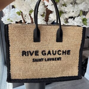 Saint Laurent Raffia Bag Large