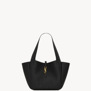 Saint Laurent LE 5 À 7 SMALL BEA IN GRAINED LEATHER